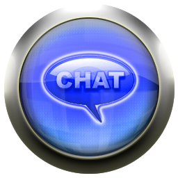 classic blue chat icon 1